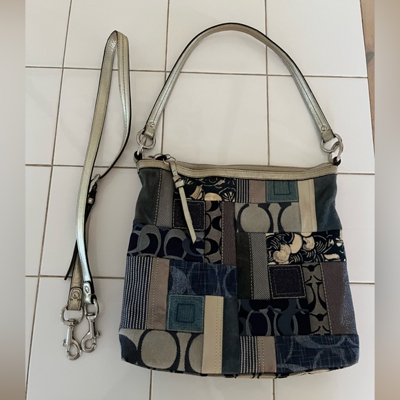 Coach Multicolor Patchwork Shoulder Bag - Picture 11 of 16